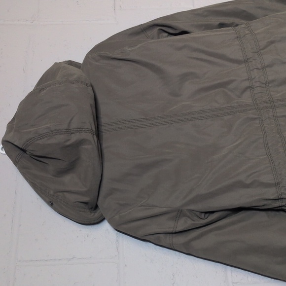 Abercrombie & Fitch Olive Hooded Utility Parka, Size Small, EUC, Y2K, Vintage - Picture 11 of 12